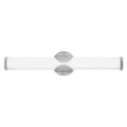 thumbnail image 1 of Femi - Light Brushed Nickel / Silver Traditional / Transitional - LED Steel Wall Sconce, 1 of 11
