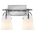 thumbnail image 1 of Foster 2 - Light Chrome - LED Steel Wall Sconce, 1 of 8
