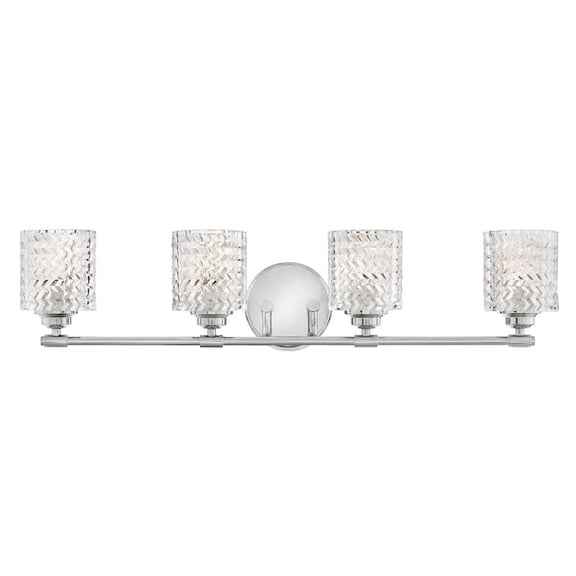 Hinkley Lighting - Four Light Bath - Elle - 4 Light Bath Vanity in Traditional