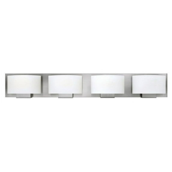 4 Light Bath Vanity In Modern Style 32.25 Inches Wide By 5 Inches High-Brushed Nickel Finish-Halogen Lamping Type Hinkley Lighting 53554Bn