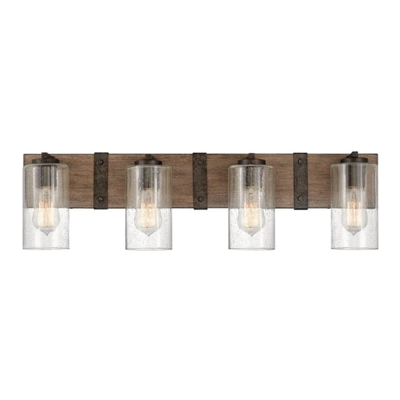 Hinkley Lighting - Four Light Bath - Sawyer - 4 Light Bath Vanity in Rustic