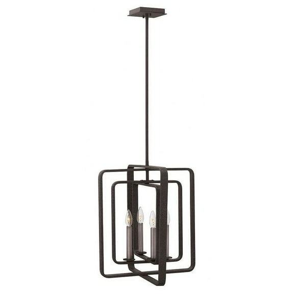 Hinkley Lighting - Four Light Foyer Pendant - Quentin - 4 Light Medium Open