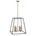 thumbnail image 1 of 3336BZ-Hinkley Lighting-Fulton - 4 Light Large Open Frame Foyer in Transitional-Industrial Style - 22 Inches Wide by 24.5 Inches High-Bronze Finish, 1 of 8