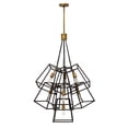 thumbnail image 1 of 7 Light Multi-Tier Foyer In Transitional-Industrial Style 27.75 Inches Wide By 46.25 Inches High-Bronze Finish Hinkley Lighting 3357Bz, 1 of 4