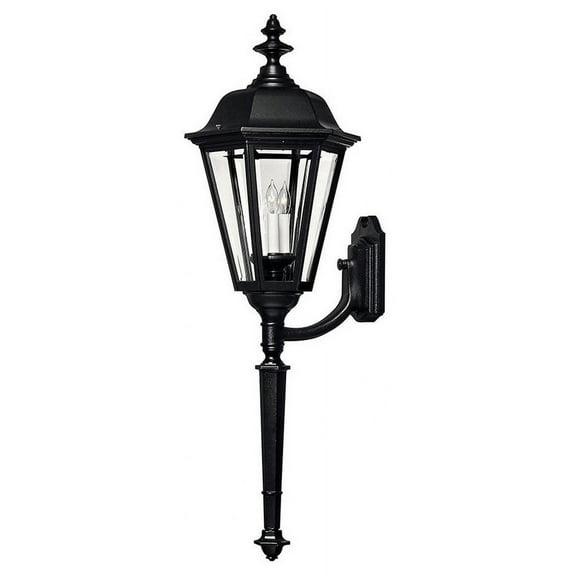 Hinkley Lighting H1470 41" Height 3 Light Lantern Outdoor Wall Sconce From The M - Black