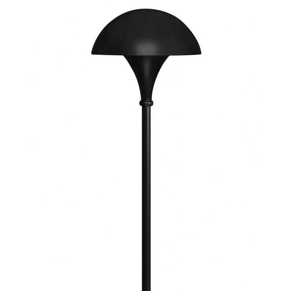 56000BK-Hinkley Lighting-Line Voltage Path - 1 Light 120V Line Voltage Mushroom Path Light - 9.5 Inches Wide by 26 Inches High-Black Finish