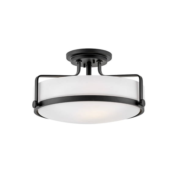 Hinkley Lighting - Harper - 3 Light Large Semi-Flush Mount in Transitional Style