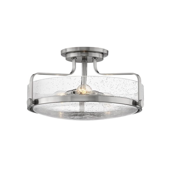 Hinkley Lighting - Harper - 3 Light Large Semi-Flush Mount in Transitional Style