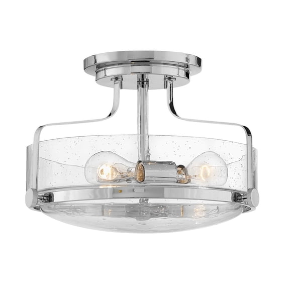 Hinkley Lighting - Harper - 3 Light Medium Semi-Flush Mount in Transitional