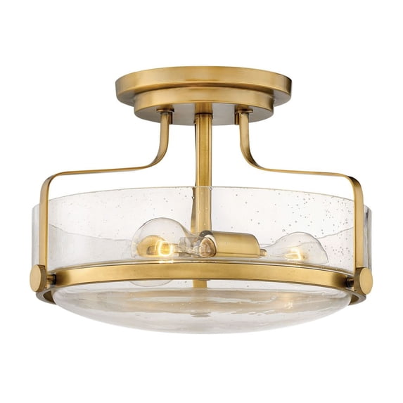 Hinkley Lighting - Harper - 3 Light Medium Semi-Flush Mount in Transitional