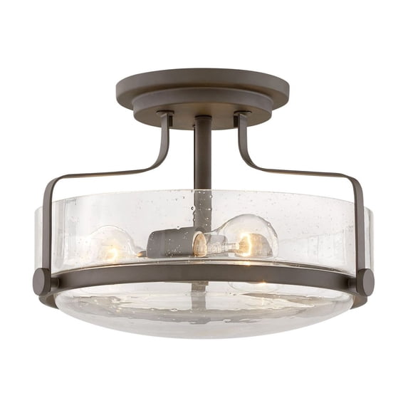 Hinkley Lighting - Harper - 3 Light Medium Semi-Flush Mount in Transitional