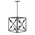 thumbnail image 1 of Hinkley Lighting - Hewitt- 18 Inch Four Light Pendant   Satin Black Finish -, 1 of 4