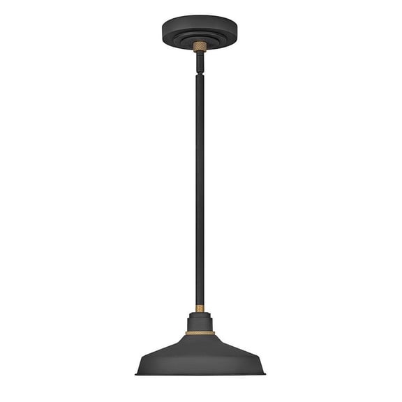 Hinkley Lighting Hinkley Foundry 1-Light Outdoor Pendant in Textured Black