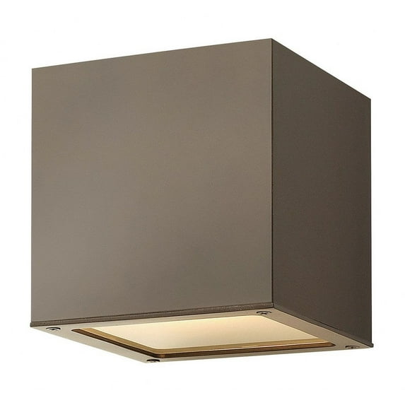Hinkley Lighting - Kube - 15W LED Small Outdoor Up/Down Light Wall Lantern in