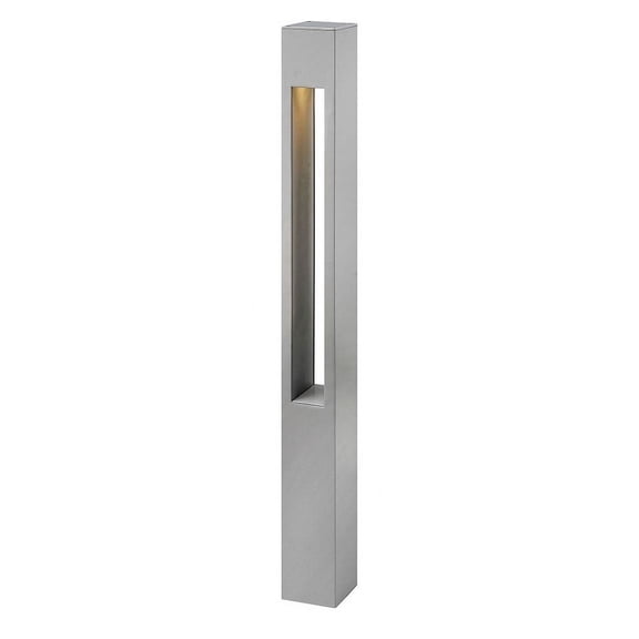 Hinkley Lighting - LED Bollard - Landscape - Atlantis - 120V 8W LED Square Large