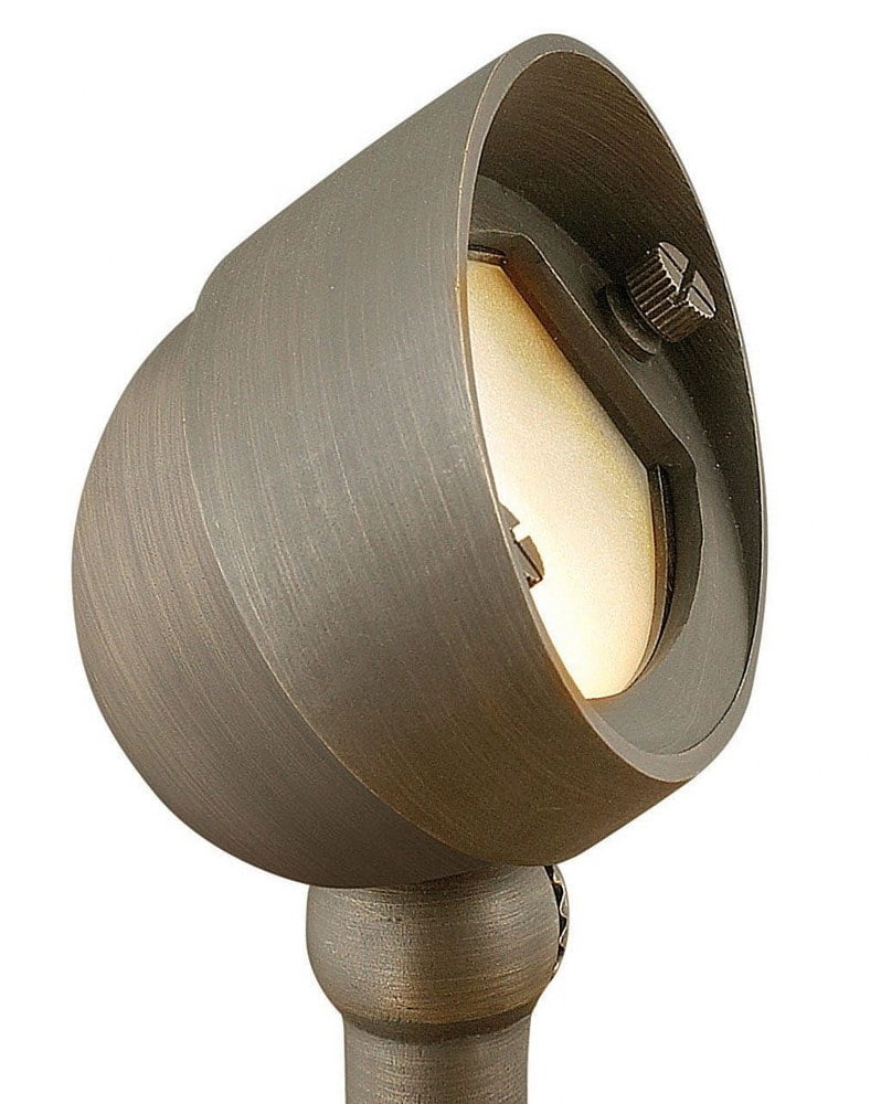 Rotating Hardy Island Matte Bronze LED Flood Light with Ground Spike