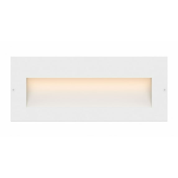 2.5W 1 Led Outdoor Step Light 8.5 Inches Wide By 3.5 Inches High-Satin White Finish Hinkley Lighting 1565Sw