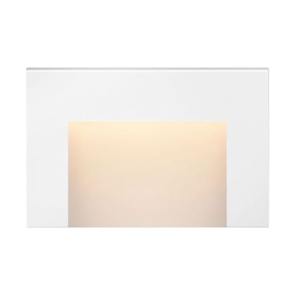 1553SW Hinkley Lighting Taper - 12V 1.9W LED Horizontal Deck Light - 4.5 Inches Wide by 3 Inches High-Satin White Finish