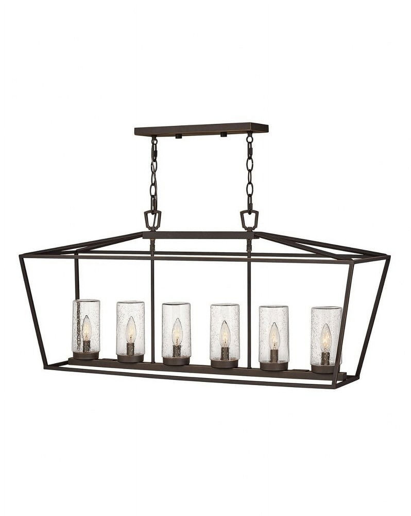 Alford Place Oil-Rubbed Bronze 6-Light Outdoor LED Chandelier