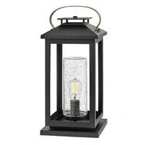 1 Light Medium Outdoor Pier Mount-Black Finish-Led Lamping Type-12 Voltage Hinkley Lighting 1167Bk-Lv