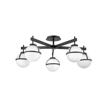 Hinkley Lighting - Foyer - Hollis - 22.5W 5 LED Extra Large Semi-Flush Mount -