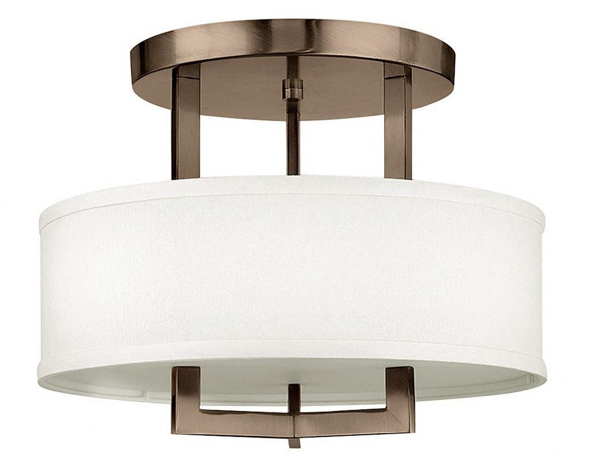 Hinkley Lighting - LED Semi-Flush Mount - Hampton - 3 Light Small Semi ...
