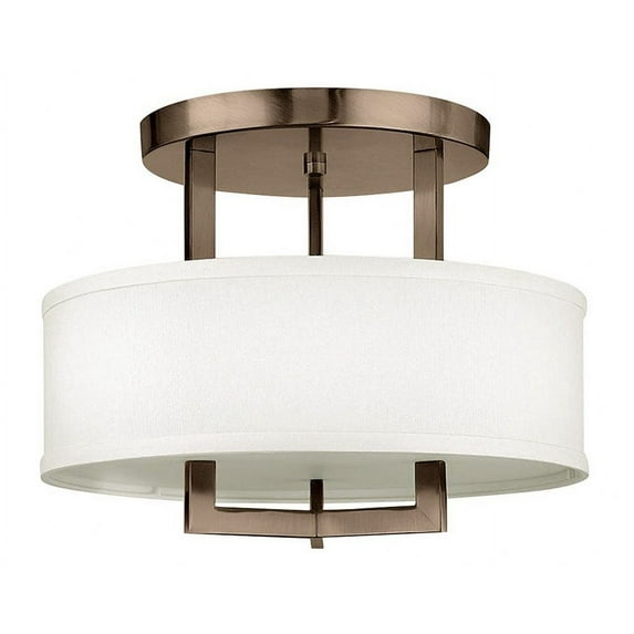 Hinkley Lighting - LED Semi-Flush Mount - Hampton - 3 Light Small Semi-Flush