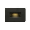 thumbnail image 1 of 12V 3.8W Led Horizontal Step Light 4.5 Inches Wide By 3 Inches High-Satin Black Finish Hinkley Lighting 15508Sk, 1 of 2