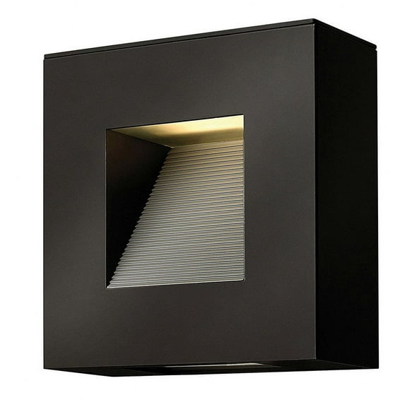 Luna Outdoor Medium Wall Mount-Satin Black Finish Hinkley Lighting 1647Sk-Led