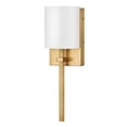 thumbnail image 1 of 41011HB Hinkley Lighting Avenue - 16W 1 LED Wall Sconce in Traditional and Transitional Style - 5.5 Inches Wide by 17 Inches High-Heritage Brass, 1 of 14