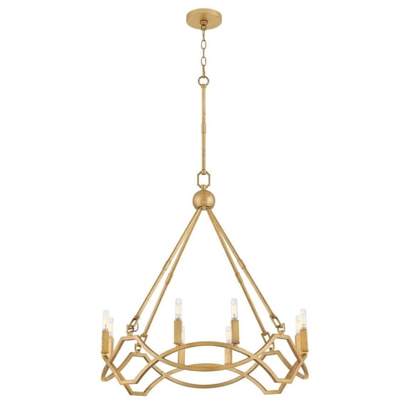 Open Box Hinkley Lighting - Leona - 40W 8 LED Medium Chandelier In Traditional Style-42