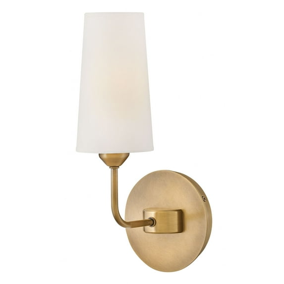 Hinkley Lighting - Lewis - 5W 1 LED Wall Sconce In Traditional Style-13.75
