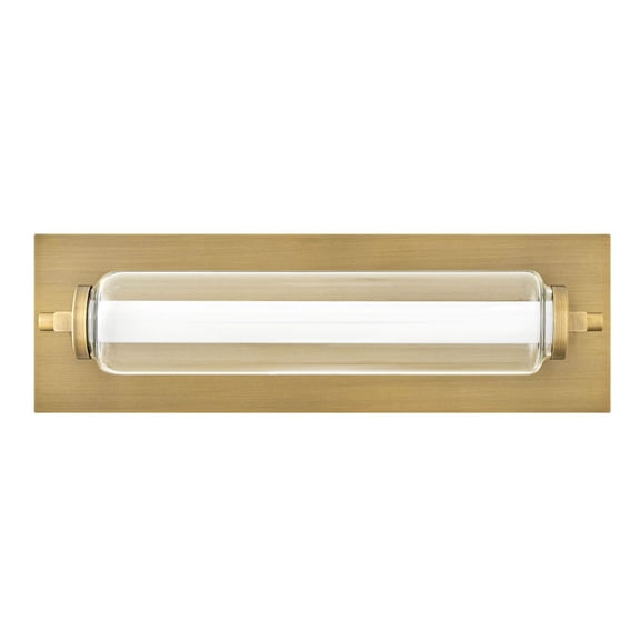12W Led Small Bath Vanity-16.5 Inches Tall And 5 Inches Wide-Lacquered Brass Finish Hinkley Lighting 52020Lcb