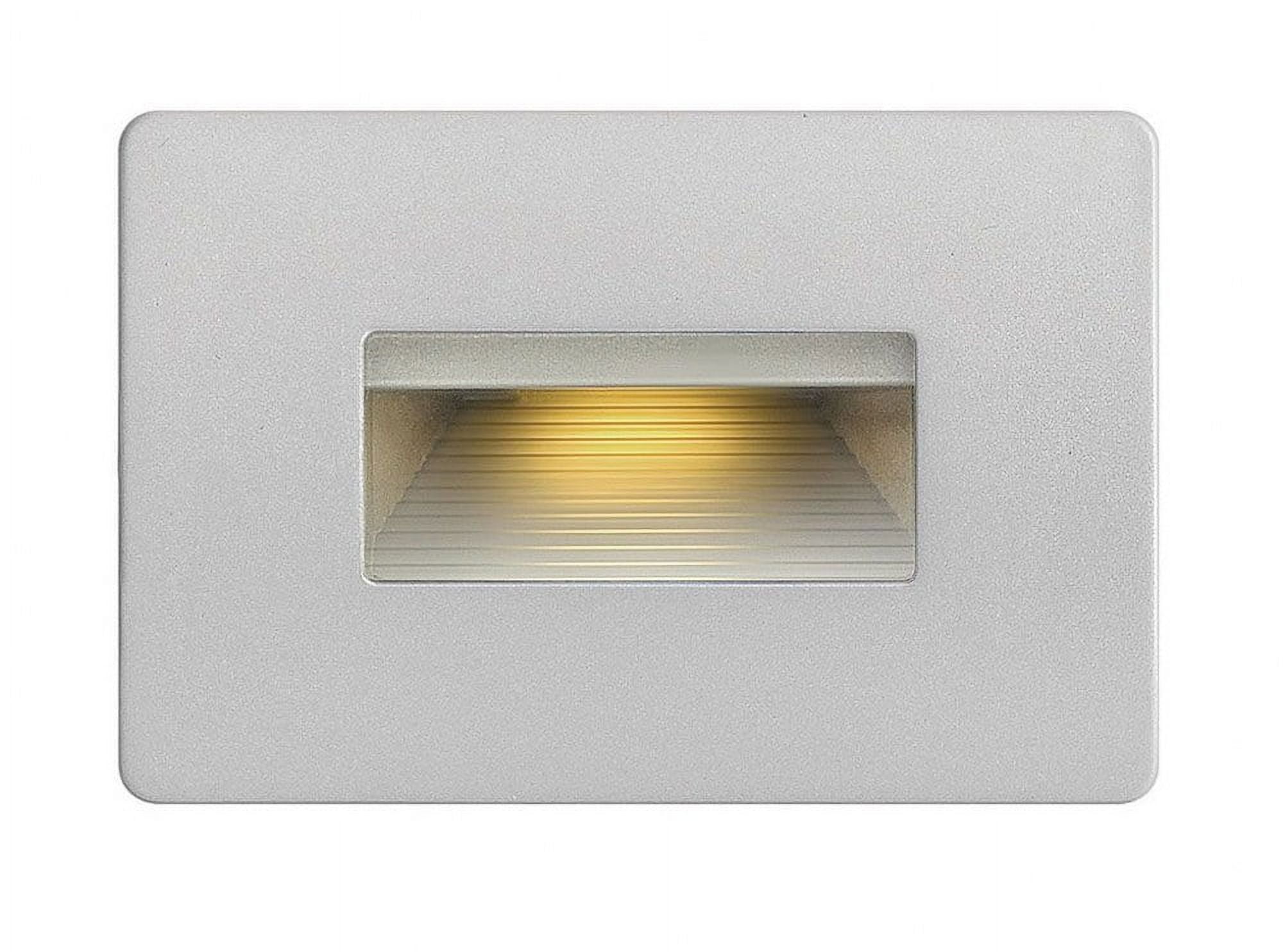 Titanium Low Voltage LED Step Light with Die Cast Faceplate
