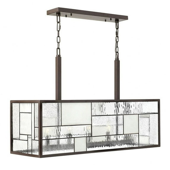 Hinkley Lighting - Mondrian - Five Light Chandelier in Craftsman Style - 36
