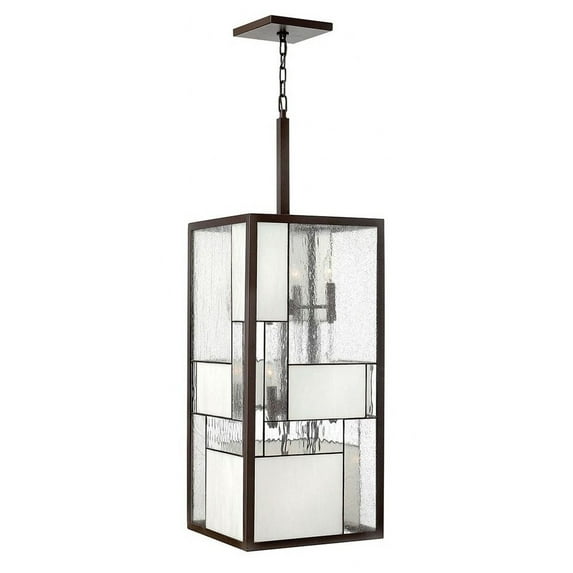 Hinkley Lighting - Mondrian - Twelve Light Pendant in Craftsman Style - 14