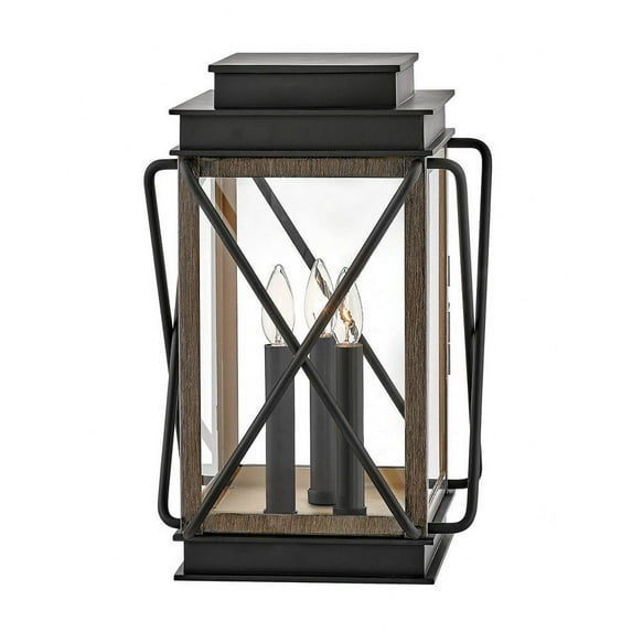 Hinkley Lighting - Montecito - 3 Light Medium Outdoor Pier Mount Lantern in