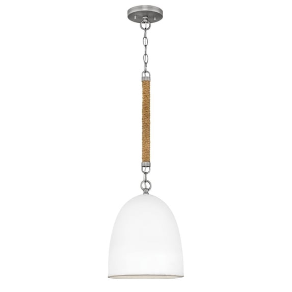 3364AN-Hinkley Lighting-Nash - 1 Light Small Pendant in Traditional-Coastal Style - 10 Inches Wide by 21.75 Inches High-Antique Nickel Finish