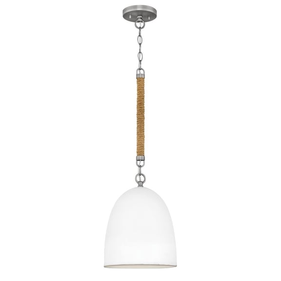 3364AN-Hinkley Lighting-Nash - 1 Light Small Pendant in Traditional-Coastal Style - 10 Inches Wide by 21.75 Inches High-Antique Nickel Finish