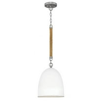 3364AN-Hinkley Lighting-Nash - 1 Light Small Pendant in Traditional-Coastal Style - 10 Inches Wide by 21.75 Inches High-Antique Nickel Finish
