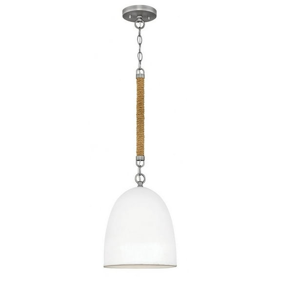 3364AN-Hinkley Lighting-Nash - 1 Light Small Pendant in Traditional-Coastal Style - 10 Inches Wide by 21.75 Inches High-Antique Nickel Finish