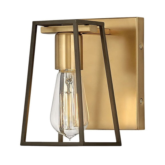 5160HB Hinkley Lighting Filmore - 1 Light Bath Vanity in Transitional and Industrial Style - 4.5 Inches Wide by 7.5 Inches High-Heritage Brass Finish