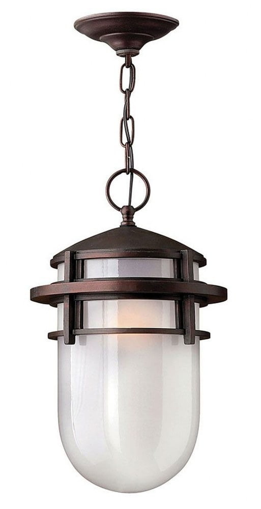 Reef Victorian Bronze 1-Light Outdoor Foyer Fixture