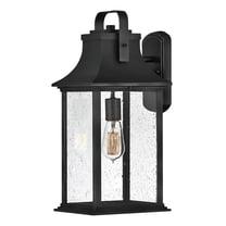 2395TK Hinkley Lighting Grant - 1 Light Large Outdoor Wall Lantern in Traditional Style - 8.5 Inches Wide by 19 Inches High-Textured Black Finish