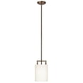thumbnail image 1 of 1 Light Small Pendant In Transitional Style 7 Inches Wide By 11.75 Inches High-Brushed Bronze Finish Hinkley Lighting 3207Br, 1 of 7