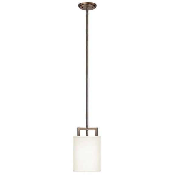 1 Light Small Pendant In Transitional Style 7 Inches Wide By 11.75 Inches High-Brushed Bronze Finish Hinkley Lighting 3207Br