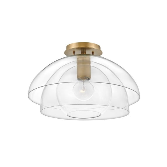 Hinkley Lighting - One Light Semi-Flush Mount - Lotus - 1 Light Medium