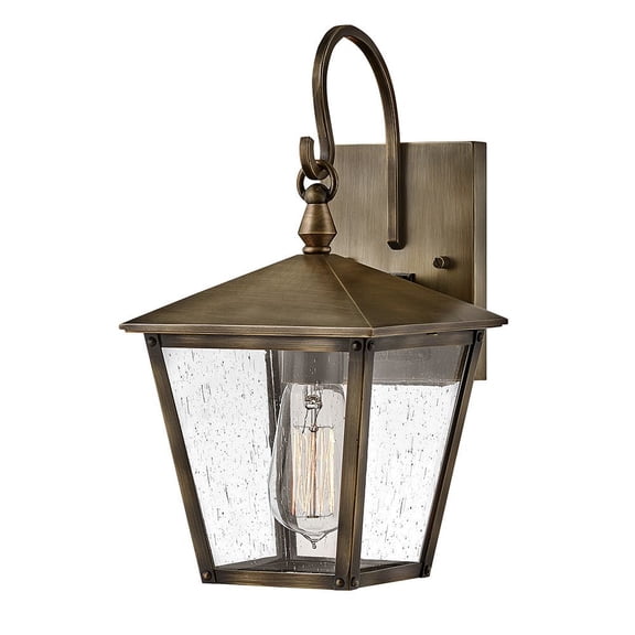 14060BU Hinkley Lighting Huntersfield - 1 Light Small Outdoor Wall Lantern in Traditional Style - 7 Inches Wide by 13.75 Inches High-Burnished Bronze