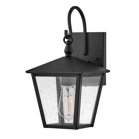 14060BK Hinkley Lighting Huntersfield - 1 Light Small Outdoor Wall Lantern in Traditional Style - 7 Inches Wide by 13.75 Inches High-Black Finish