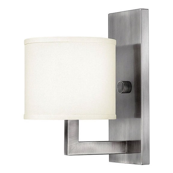 3210AN Hinkley Lighting Hampton - 1 Light Wall Sconce in Transitional Style - 6.75 Inches Wide by 12 Inches High-Antique Nickel Finish